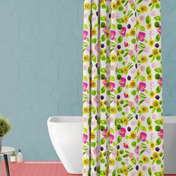 ArtzFolio Single Piece Waterproof Polyester Shower Curtain-image-59