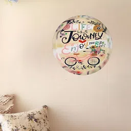Homspurts Vintage Cream Colored & Black Printed Wall Art-image-91