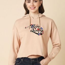 Allen Solly Woman Women Embroidered Hooded Sweatshirt-picture-29