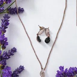 Jolly Faces Artificial Stones Studded Jewellery Set-image-8