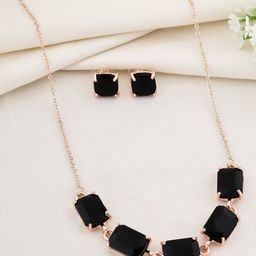 DressBerry Stone Studded Jewellery Set-image-93