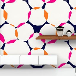 ArtzFolio Printed UV-Resistant Anti-Bacterial Abstract Geometric ShapesPeel & Stick Wallpaper-image-35