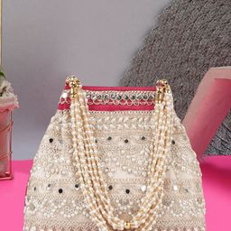 PLANX Embroidered Potli Clutch-54