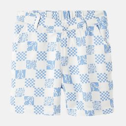 Blue Giraffe Boys Floral Printed Shorts-image-69