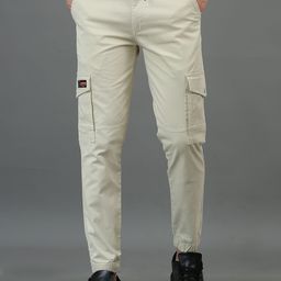 CARBONN CLOTH Men Regular Fit Joggers Trousers-image-89