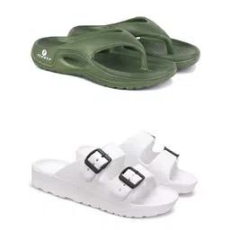 PENNEN Men Pack Of 2 Thong & Slider Flip-Flops-picture-42