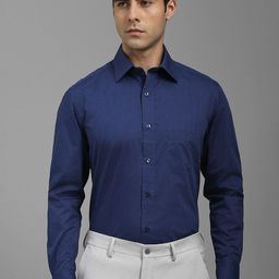 Louis Philippe Men Grid Printed Tattersall Checks Cotton Formal Shirt-image-18