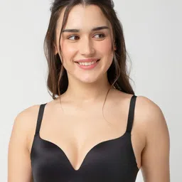 bodyline Medium Coverage Lightly Padded Plunge Bra-picture-27