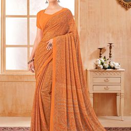 Anouk Rustic Paisley Pure Georgette Dabu Saree-image-39