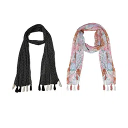 StoleVilla Floral Chiffon Stoles-picture-26