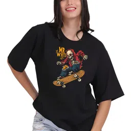 Moda Rapido Women Drop-Shoulder Sleeves T-shirt-picture-4