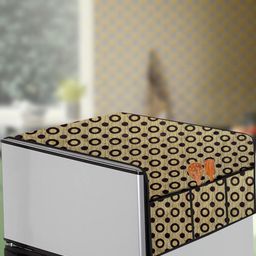The Furnishing Tree Yellow Printed Refrigerator Cover-image-39