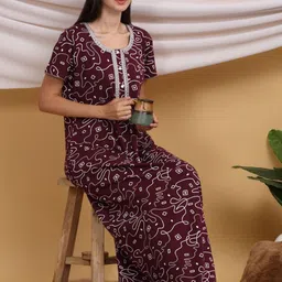 Sweet Dreams Printed Maxi Nightdress-picture-6