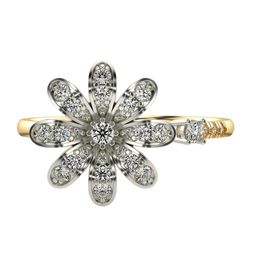 VALANOVA 18 Kt Gold 0.33 Diamond Ring -1.55 g-image-76