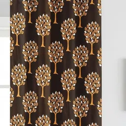 Lunar Days Brown Room Darkening Window Curtain-26