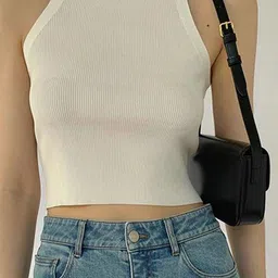 Outzidr Polyester Fitted Crop Tops-picture-50