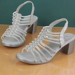 Metro Embellished Block Heel Sandals-image-51