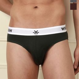 WROGN Men Pack Of 3 Cotton Basic Briefs WUBF3002-15