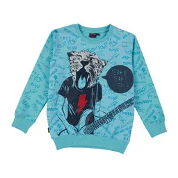 Gini and Jony Boys Graphic Printed Round Neck Cotton Pullover Sweatshirt-image-83