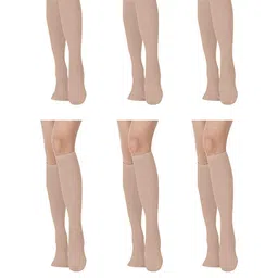 MUKHAKSH Unisex Beige Socks-picture-23