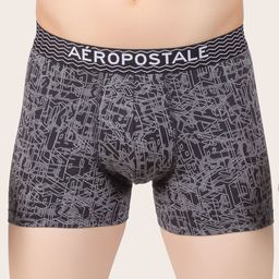 Aeropostale Printed Mid-Rise Short Trunk LJATRK01-BLBL-picture-1