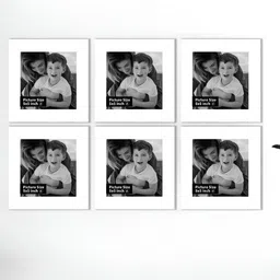 Art Street White 5 to 7 Pieces Wood Wall Photo Frames-image-90