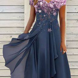 StyleCast Floral Fit and Flare Dress-image-12