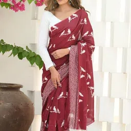SHOP DROP Pure Silk Banarasi Saree-image-2