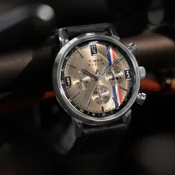 Timex Men Dial & Leather Straps Analogue Chronograph Watch TW2W98900UJ-36