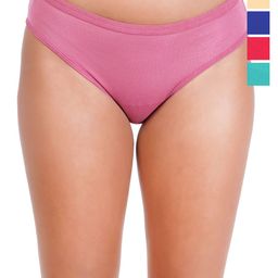 Liigne Pack Of 5 Mid-Rise Seamless Basic Briefs VCPC2177-XS-image-87