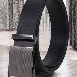Metronaut Men Textured Leather Formal Belt-image-80