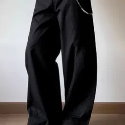 StyleCast Men Loose Fit Mid-Rise Wide Leg Trousers-picture-33
