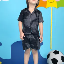 Polka Tots Boys Printed Shirt with Shorts-picture-2