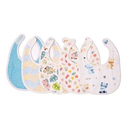TIDY SLEEP Infants Pack Of 5 Assorted Bibs-14