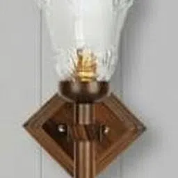 Somil Premium Designer Glass Wall / Night Lamp Elegant & Stylish Dcor Accent for Modern Interiors, color, White, Size:- 22 X 25 X 33 CM-20