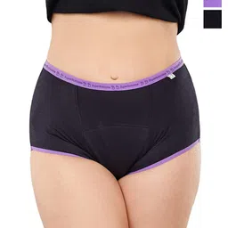 SuperBottoms Pack Of 3 High-Rise Period Briefs-image-74