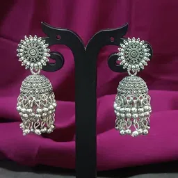 Efulgenz Contemporary Jhumkas Earrings-image-46