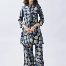 KERI PERRY Print Fit & Flare Dress-image-93