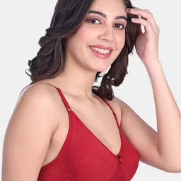 SKDREAMS Pack Of 2 Solid Full Coverage Bra image 4