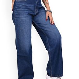Stich lines Women Straight Fit Mid-Rise Light Fade Stretchable Denim Jeans-image-67