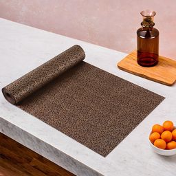 Kuber Industries Brown Set of 1 Regular Shelf Liner Organisers-57