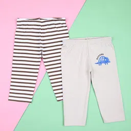 V-Mart Infant Pack Of 2 Printed Cotton Lounge Pants-image-87