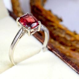 GenZcomplex Brass Garnet Finger Ring-picture-49