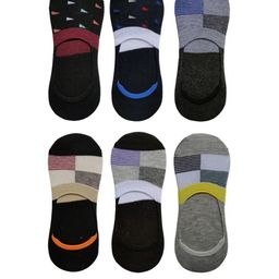 VOICI Pack of 6 Colourblocked Shoe Liners-image-104