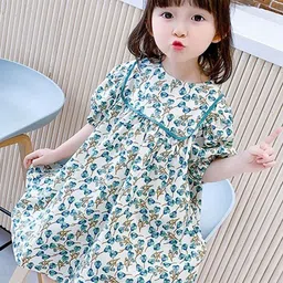 LULU & SKY Floral Print A-Line Dress-picture-18