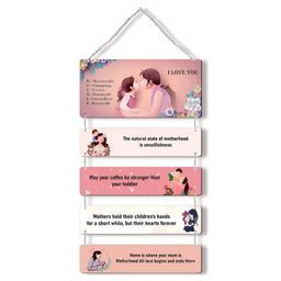 Regalo Casila Pink & White Printed Birthday Gift Quote WoodenWallHanging-image-49