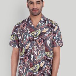 Stysure Men Comfort Semi Sheer Casual Shirt-image-3