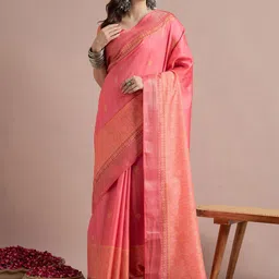 all about you Ethnic Motifs Zari Sungudi Saree-image-67