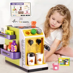 himanshu tex Supermarket Cash Register Playset Along with Water Outlet Function-picture-49