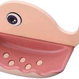 Fish Shape Cute Adhesive Waterproof Wall Mounted Soap Dish(PACK OF 4)-image-98